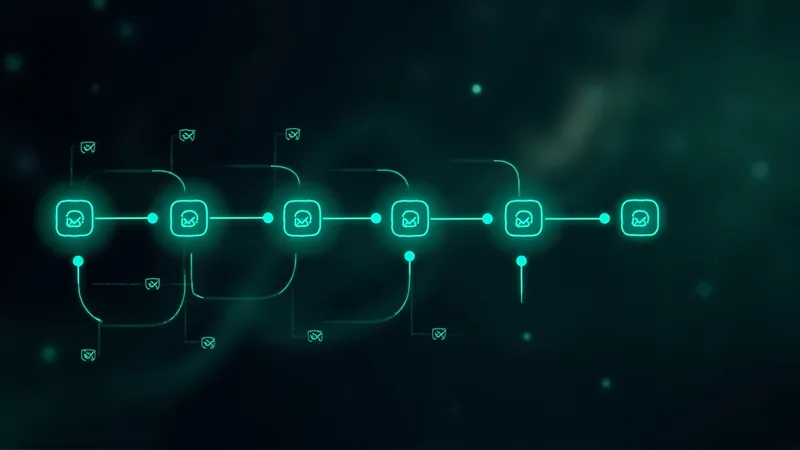 six-stage secure communication deployment methodology visualization